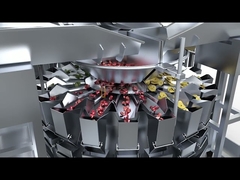 Máquina de embalagem para tâmaras, batatas fritas, doces, café, feijão, arroz e outros alimentos granulados.