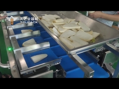 TOUPACK 12 correia Combinação Pesadora - Solução de Pesagem de fatias de cenoura