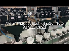Pesadora linear para máquina de embalagem de misturas de cereais de frutas