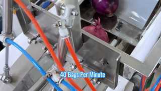 Sistema automático de embalagem de sacos de malha de alta velocidade (0,5kg - 5kg)